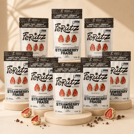 Family Pack: 8-Pack White Chocolate Cookie-Covered Strawberries